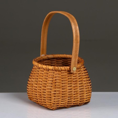 Wicker basket (rattan), 14KHN11/24 cm, brown