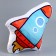 Soft toy "Rocket", 55 cm