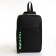 Textura's backpack, external pocket, black/light green color