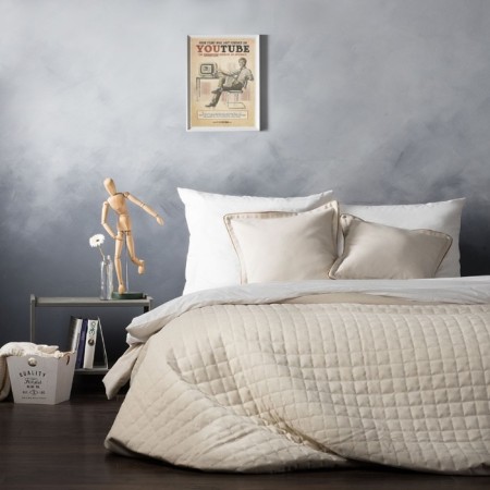 Set "Ibiza": a bedspread 160 x 220 cm, pillowcase 40 x 40 cm - 2 pcs, color cream
