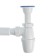 Siphon for washing ORIO A-72019, 1 1/2 "x40 mm, plastic grille d = 70 mm, with corrugation 40x40/50 mm