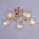 Stela chandelier 5x40W E14 gold 50x50x21cm