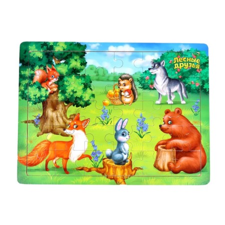 Great puzzle "Forest Friends", 30 elements-1
