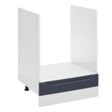 School cabinet 600 under the oven Helga, 600x500x820, White/Soft Marengo