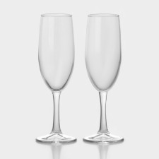 A set of glass glasses for champagne Classique, 250 ml, 2 pcs