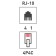 Telephone connector UTP, RJ-9 (4P4C), CAT 3 Rexant