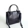 Bag-tout on lightning, the color is dark blue