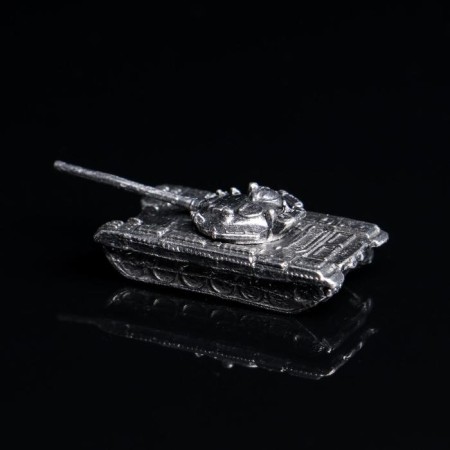 Tin figure "Collection of tanks. Tank T-62", brass-1