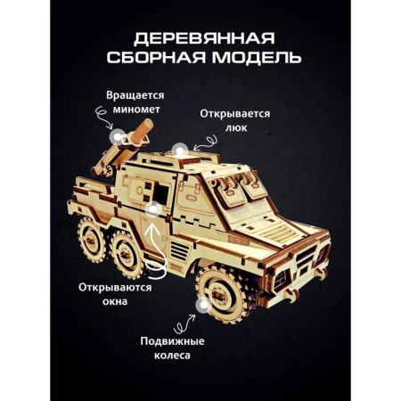The prefabricated model "BTR with mortar"-2