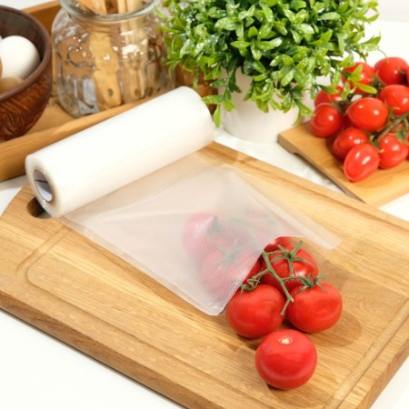 Vacuumator packages, corrugated, in roll, 15 x 500 cm