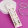 Pusets 12 pairs Onear, Floral mood, white color in gold