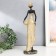 Polystone souvenir "African with a jug in a light dress with leaves" MIX 8.5x6.3x33.5 cm
