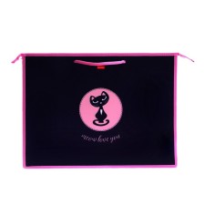 Folder A3 460 x 345 x 50 mm, with handles, plastic, zipper from above, Hatber 