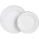 Dining Service 6/25 BERNADOTTE, Decor "Decol, Platinum layering", 25 items