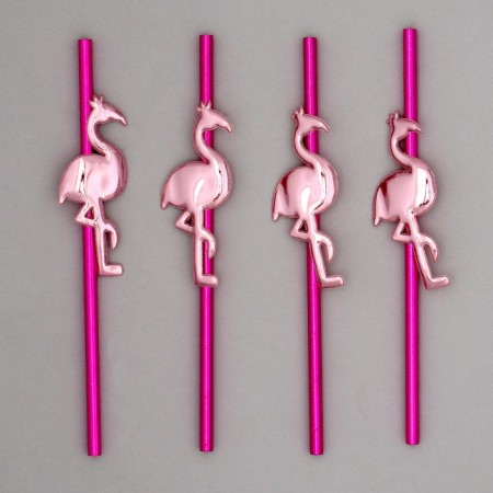 Tubes for the Flamingo cocktail, in the set 4 pcs.-1