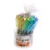 Balloon handle Calligrata, automatic, tinted transparent case, mix