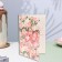 Postcard "Happy anniversary! 50" embossing, congregre, pink flowers, 12.5x19.4 cm