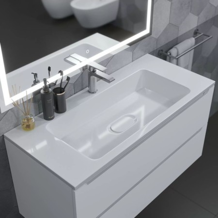 Snow -out sink uperwood modul 100 cm, rectangular