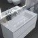 Snow -out sink uperwood modul 100 cm, rectangular