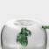 Glass mug with a figure at the bottom "Seren. Cactus ", 350 ml