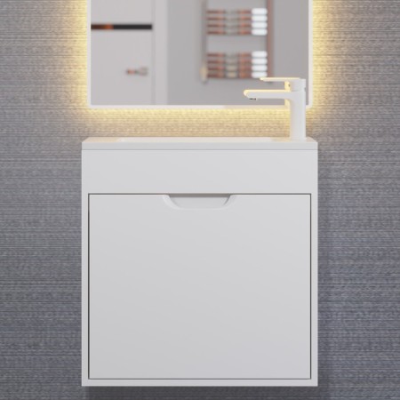 Tumbling under the sink uperwood modul, 60 cm, suspended, matte, white-1