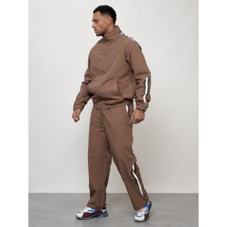 Sports suit men's, size 52, brown color-1
