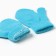 Baby mittens minku, Blue color, 12 cm