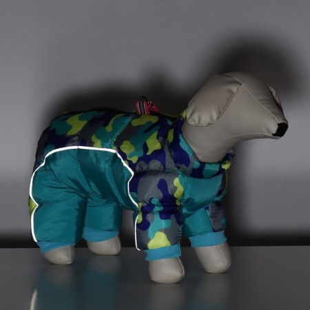The overalls printed with the lock on the back, size 16 (ds 28 cm, OG 34 cm, Osh 44 cm), blue 696824-10
