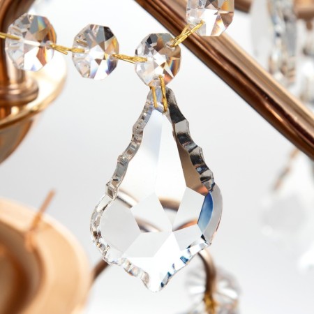 Vita chandelier 6x40W E14 gold 58x58x50 (88) cm-6