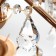 Vita chandelier 6x40W E14 gold 58x58x50 (88) cm