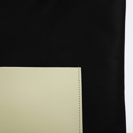 Shoper Nazamok, Kozhzam pocket, black color, olive, 40x35 cm-3