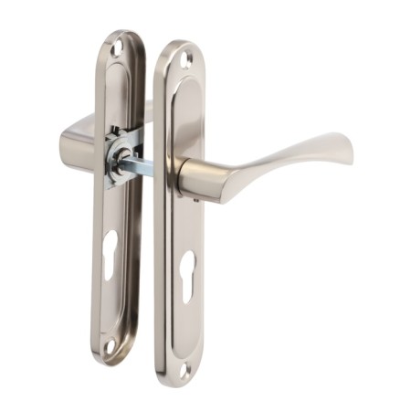 Lockland 001 handles on the bar, m/o 55 mm, color satin nickel