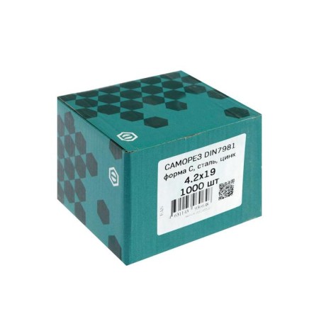 Din7981, 4.2x19 mm, zinc, 1000 pcs.-1