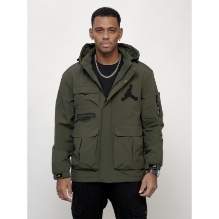 Sports male jacket, size 48, khaki color