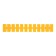 Klement screw block KV-25 10-25, current 60 A, polypropylene yellow rexant (10 pcs.