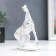 Souvenir Ceramics "White Horse with golden ammunition" 15 cm