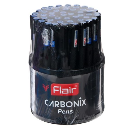 Ballic handle Flair Carbonix, node-bela 0.7, blue, long letter 2xl line, carbon case, (in the display)-4