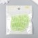 Plastic beads "Crystal polyhedron. Apple" Transparent set 20 g 1x1x1 cm
