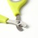 Coger scissors with soft handles, a hole of 8 mm, green-gray