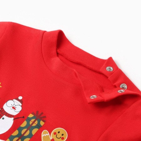 New Year. Suit (blouse and pants) I am "winter friends", height 62-68 cm-3