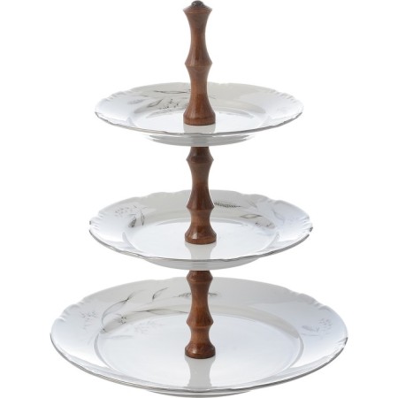 3-tier launcher Constance, decor "Silver ears, Platinum layering"