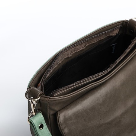 Bag-mixer on magnet, brown color/green-4