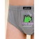Panties for boys, height 98 cm, black color, gray, 3 pcs