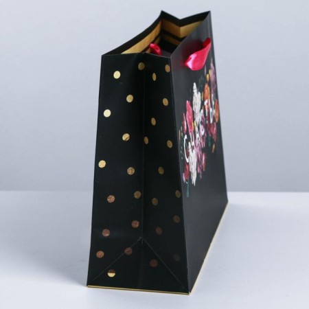 Gift Laminated horizontal package, packaging, “Happiness in the little things”, m 30 x 26 x 9 cm-2