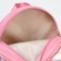 Baby backpack on lightning, pink color