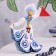 Doll souvenir, gzhel, 11 cm, ceramics
