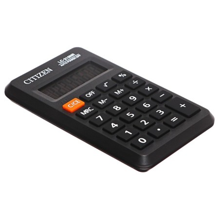 CITIZEN pocket Citizen "LC310NR", 8-bit, 69 x 115 x 23 mm, battery power, black-1