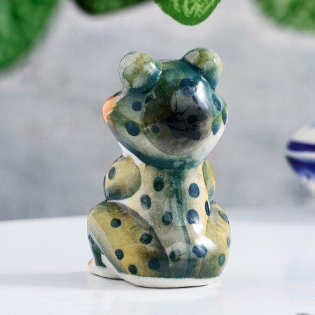 Souvenir "Frog Dream", 7 cm, color, gzhel-1