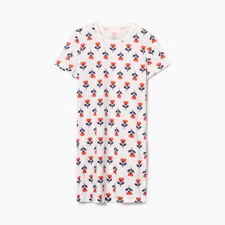 Night shirt female, dairy color, size 50
