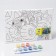 Picture on numbers for children "Fast Jeep", 20 x 30 cm